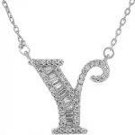 Letter Y Pendant Necklace