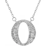Letter O Pendant Necklace