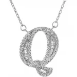 Letter Q Pendant Necklace