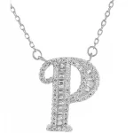 Letter P Pendant Necklace