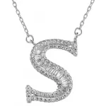 Letter S Pendant Necklace Code: 694
