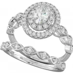 Grandiose Vintage Silver Ring Set