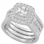 Interchangeable Cubic Zirconia Rings Set Code: 397