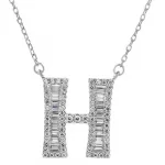 Letter H Pendant Necklace Code: 684