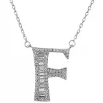 Letter F Pendant Necklace Code: 682