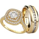 His and Hers 925 Sterling Silver/Titanium Matching Couple Rings Set Code: 234