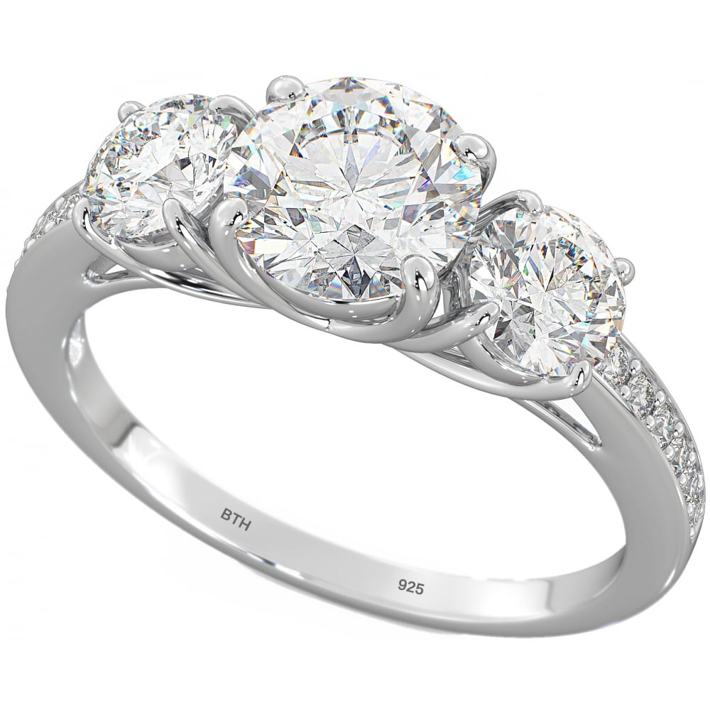 Ladies Cubic Zirconia Ring - The Unity Diamento
